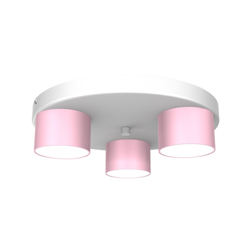 Lampa sufitowa DIXIE Pink/White  3xGX53 MLP7556