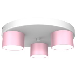 Lampa sufitowa DIXIE Pink/White  3xGX53 MLP7556