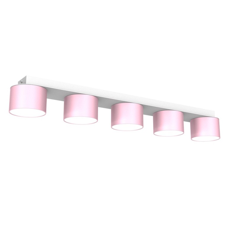 Lampa sufitowa DIXIE Pink/White  5xGX53 MLP7557