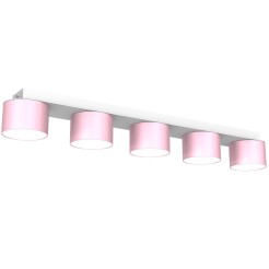 Lampa sufitowa DIXIE Pink/White  5xGX53 MLP7557