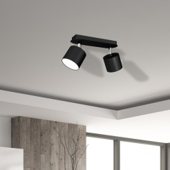 Lampa sufitowa DIXIE BLACK 2xGX53 MLP7600