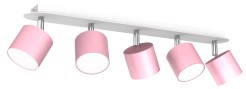 Lampa sufitowa DIXIE PINK 5xGX53 MLP7613