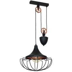 LAMPA WISZĄCA DANTON II BLACK M 902G1_M