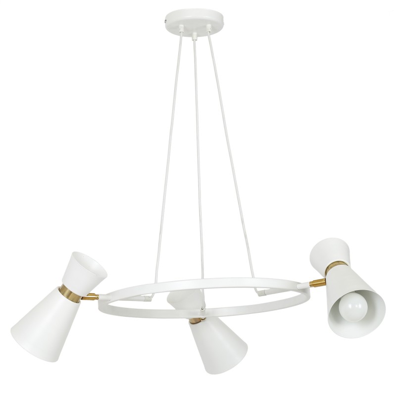 LAMPA WISZĄCA KEDAR 3 WHITE NA KOLE 988E_K