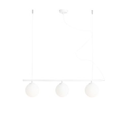 LAMPA WISZĄCĄ BERYL GLASS 3 WHITE 1006E