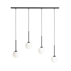 LAMPA WISZĄCA BOSSO 4 BLACK 1087L1