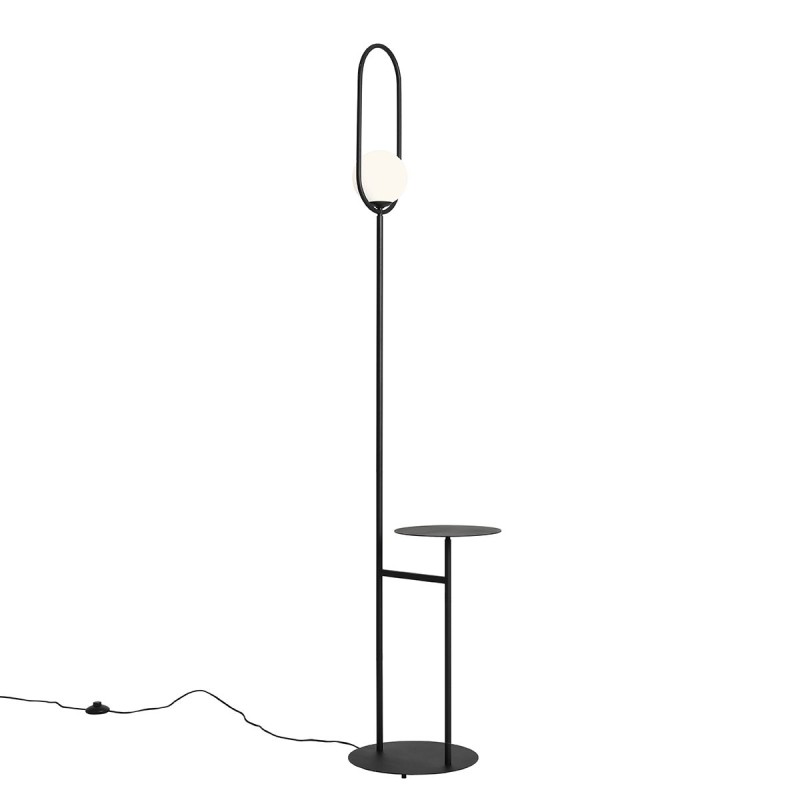 LAMPA STOJĄCA RIVA BLACK 1086A1