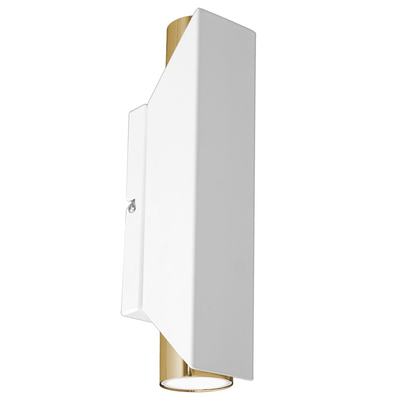 kinkiet  white/brass 2 3113