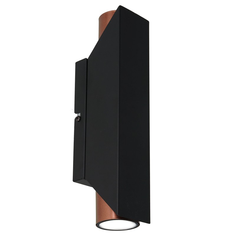 kinkiet  black/copper 2 3116