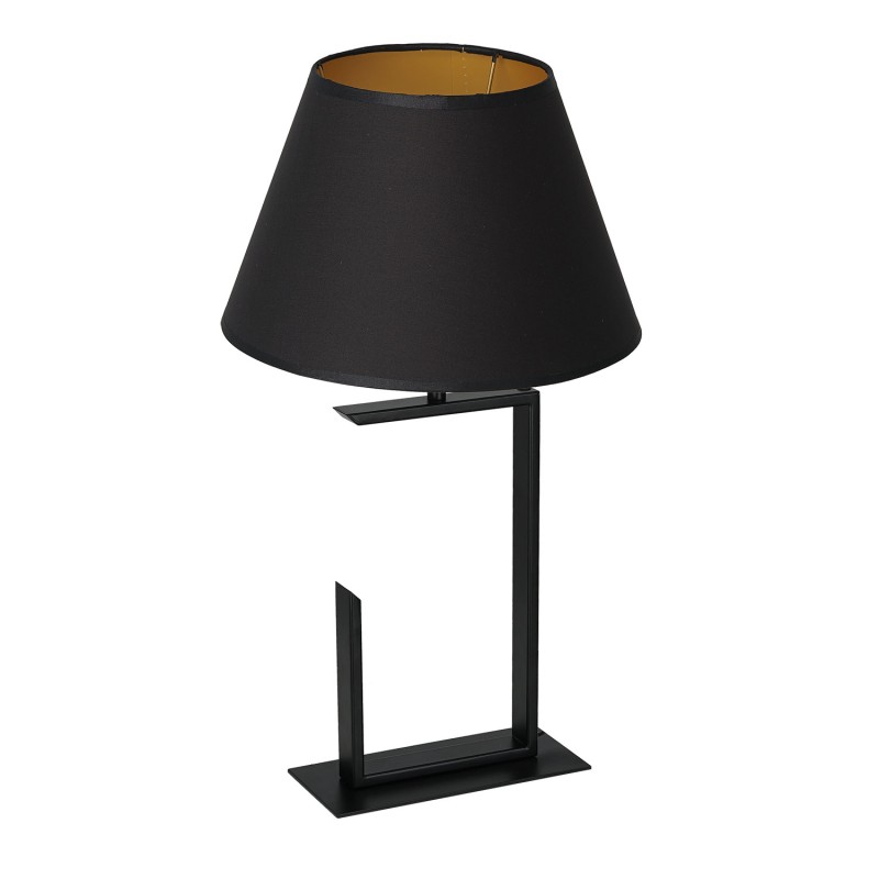 lampka gab.  H 520 black, cone black/gold shade 3410