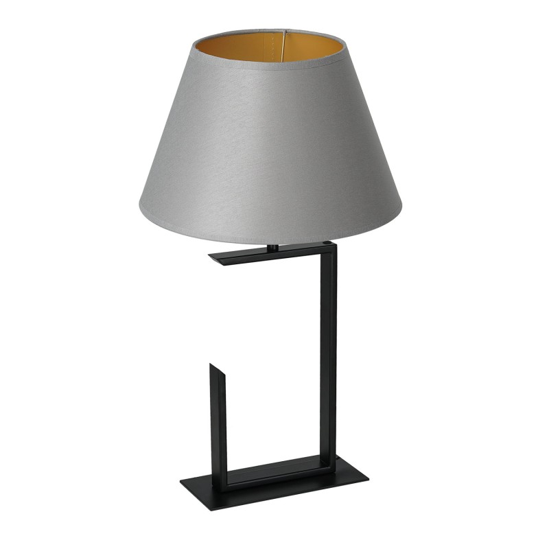 lampka gab.  H 520 black, cone gray/gold shade 3411