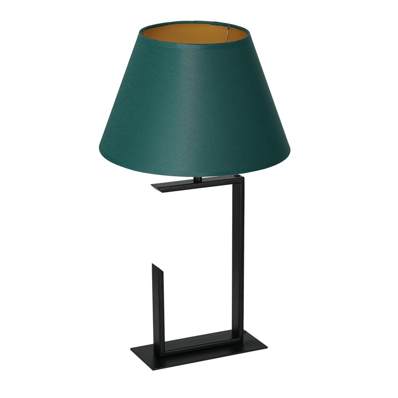 lampka gab.  H 520 black, cone green/gold shade 3412