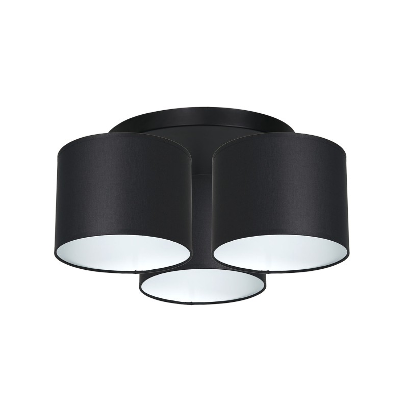 plafon  black, cylinder shade black 3 3469