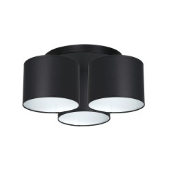 plafon  black, cylinder shade black 3 3469