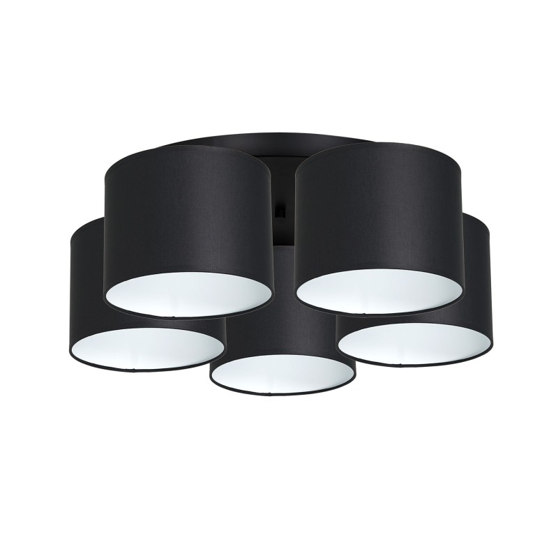 plafon  black, cylinder shade black 5 3470