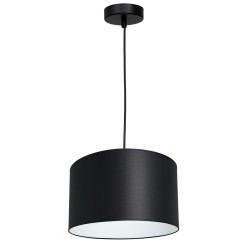 żyrandol  black, cylinder shade dia 250, h 170 black 1 3472