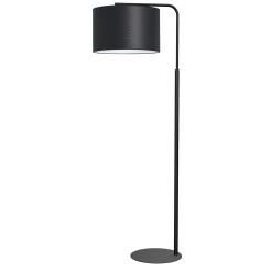 lampa podł.  ramię, black, cylinder shade dia 400, h 250 black 1 3480