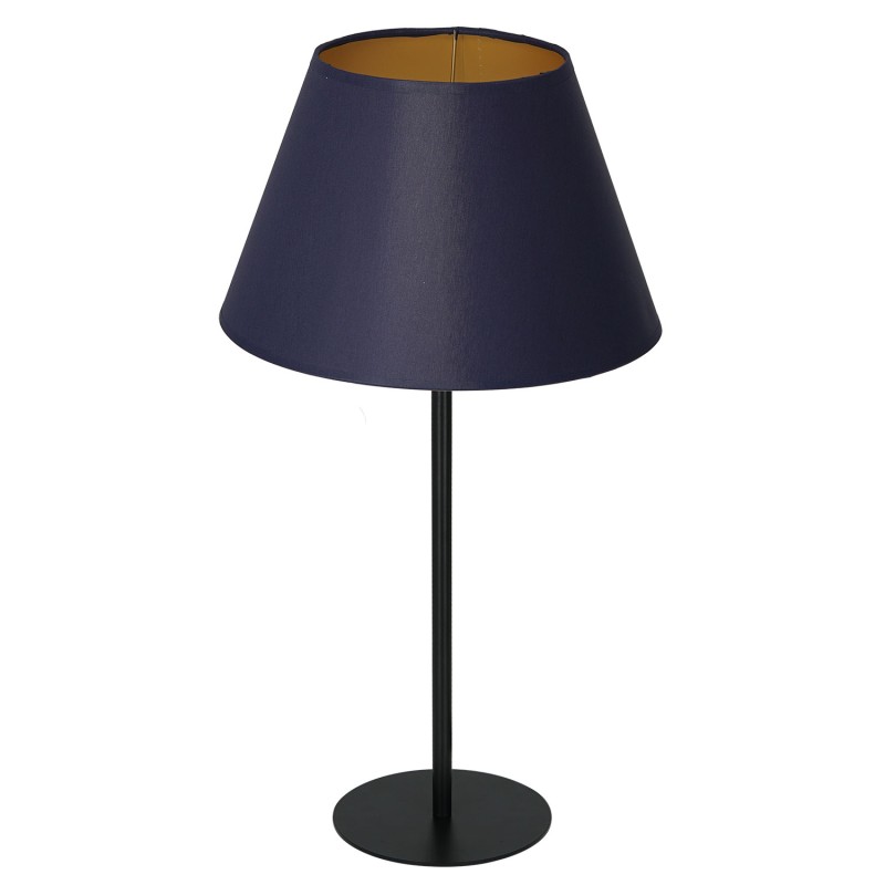lampka gab.  H 58 black, cone shade dia 150/300, h 180 navy blue/gold 1 3579