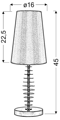 FUNDI LAMPA 1X60W E27 CZERWONA 41-14535
