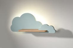 LAMPA CLOUD KINKIET ŚCIENNY 5W LED IQ KIDS NIEBIESKI 21-75581