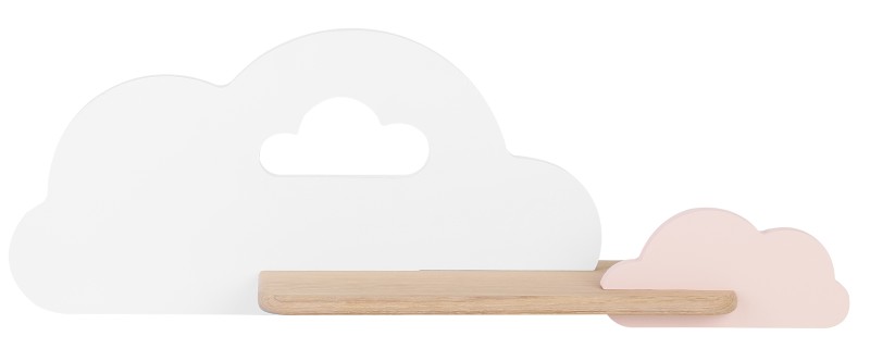 LAMPA CLOUD KINKIET ŚCIENNY 5W LED IQ KIDS BIAŁY+RÓŻOWY 21-76717