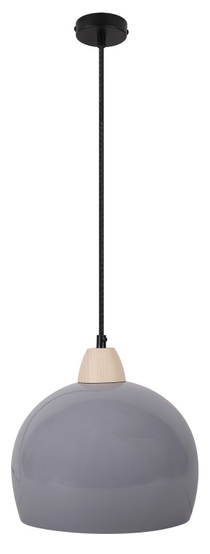 LAMPA WISZĄCA MONROE 1X60W E27 SZARY 31-78360