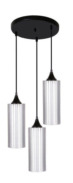 LAMPA WISZĄCA CONCEPT TALERZ 3X60W E27 SREBRNY 33-77967