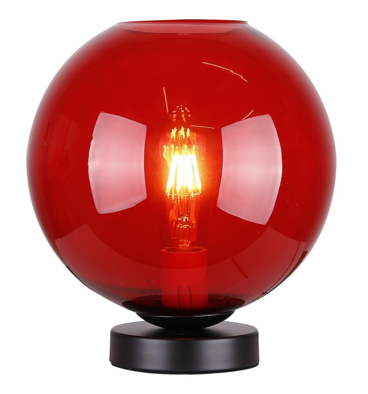 LAMPKA GLOBE GABINETOWA 1X60W E27 CZERWONY 41-78278