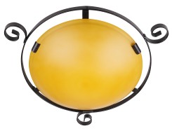 LAMPA 119 TRADYCJA - PLAFON 2X60W E2 BRĄZOWY 6130021-24