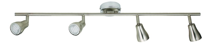 LAMPA JAWA LISTWA 4X7W GU10 ENERGO  NIKEL MATT 94-16259