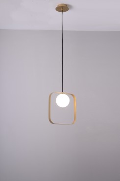 LAMPA WISZĄCA TULA 1 ZŁOTY 140x12x26 50101073