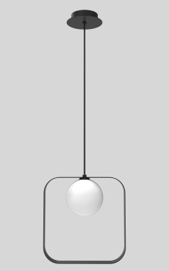 LAMPA WISZĄCA TULA 1 CZARNY 140x12x26 50101074