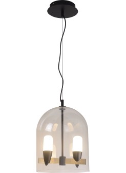 LAMPA WISZĄCA SAKAI 2 CZARNY ZŁOTY 50233075