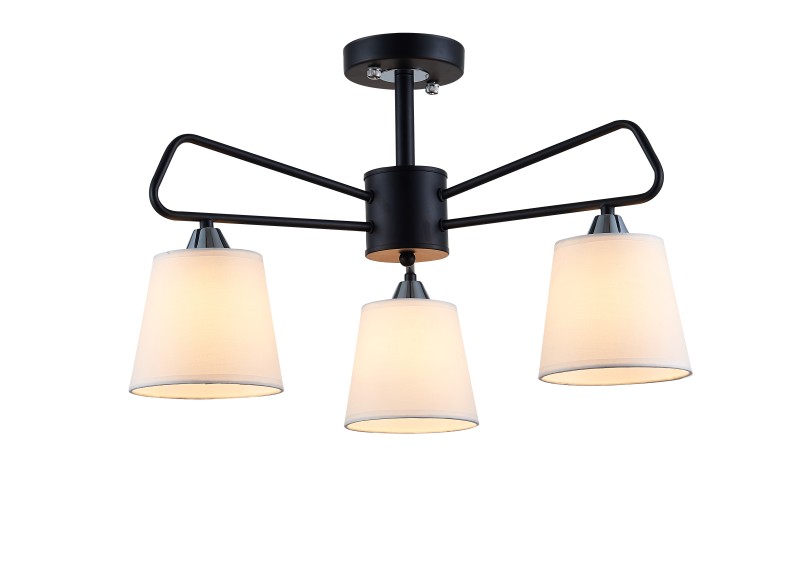 LAMPA WISZĄCA MORLEY 3 CZARNY 50203091