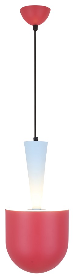 LAMPA WISZĄCA VISBY 1 NIEBIESKI CZERWONY 50101164