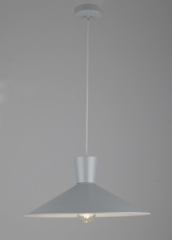 LAMPA WISZĄCA ELISTA 1 SZARY 50101246