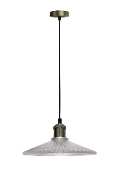 LAMPA WISZĄCA CHESTER 210mm 1 BEZBARWNY PATYNA 50101271