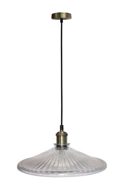 LAMPA WISZĄCA CHESTER 300mm 1 BEZBARWNY PATYNA 50101272