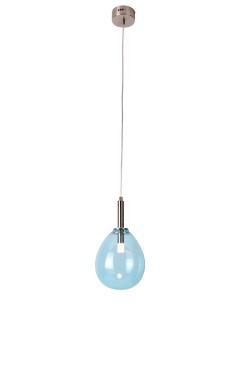 LAMPA WISZĄCA LUKKA 1 CHROMOWY NIEBIESKI 50133210