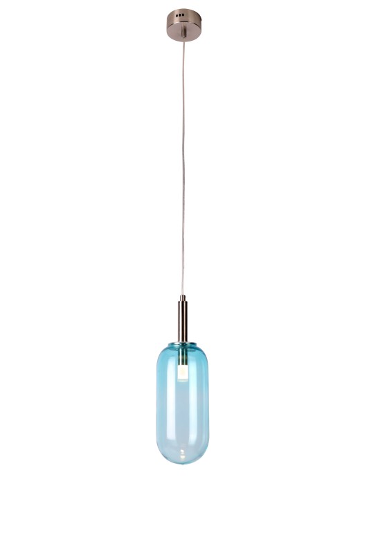 LAMPA WISZĄCA FIUGGI 1 NIEBIESKI 50133213