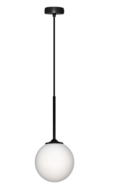 LAMPA WISZACA GLASGOW I 1 CZARNY 90x15x15 50101282