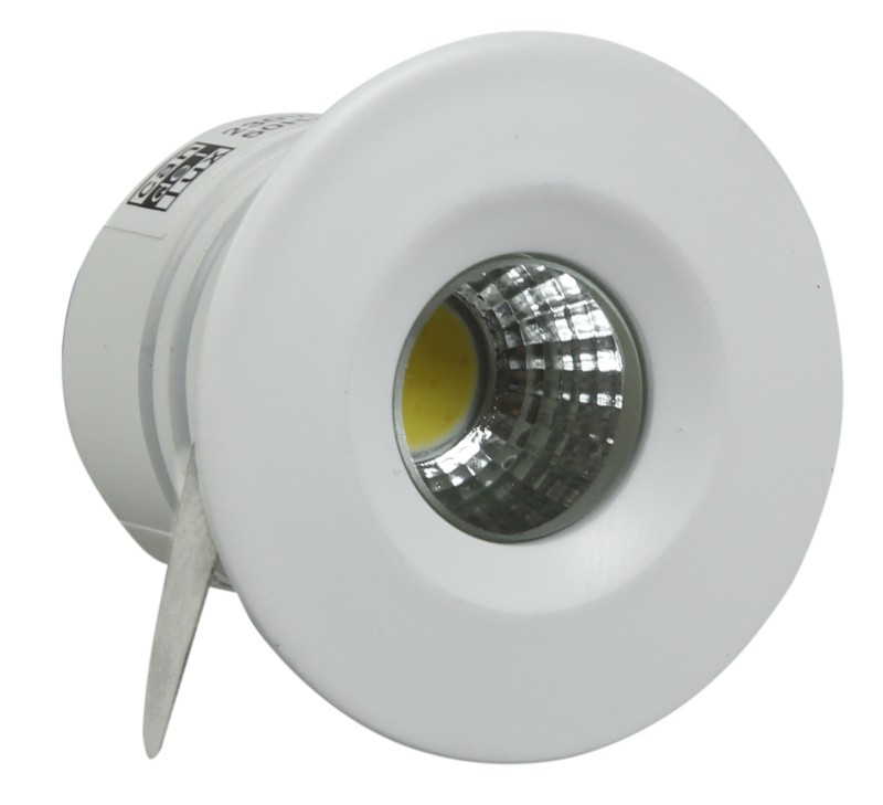 SH-14 WH 3W LED 230V BIAŁY  oczko sufitowe  lampa sufitowa HERMETYCZNA  IP65  odporna na wilgoć 2258966