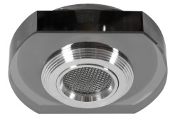 SS-34 AL/BK 3W LED COB 230V OPR. STROP. STAŁA ZAOKRĄGLONA SZKŁO CZARNE 2228921