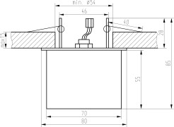 SK-66 CH/WH G9 CHROM OPR. STROP. DEKORACYJNA KWADRAT BIAŁA  G9 40W 2245518