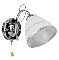 ELOTTE LAMPA KINKIET 1X40W E27 BIAŁY 21-75390