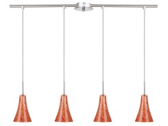 RUFI LAMPA WISZĄCA 4X40 W E14 CHROM/SATYNA NIKIEL 34-14668