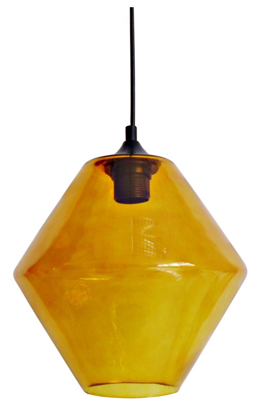 LAMPA WISZĄCA BREMEN 20 1X60W E27 KLOSZ POMARAŃCZOWY 31-36223-Z