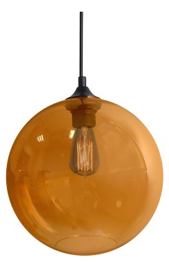 LAMPA WISZĄCA EDISON 25 1X60W E27 BURSZTYNOWY 31-21397-Z