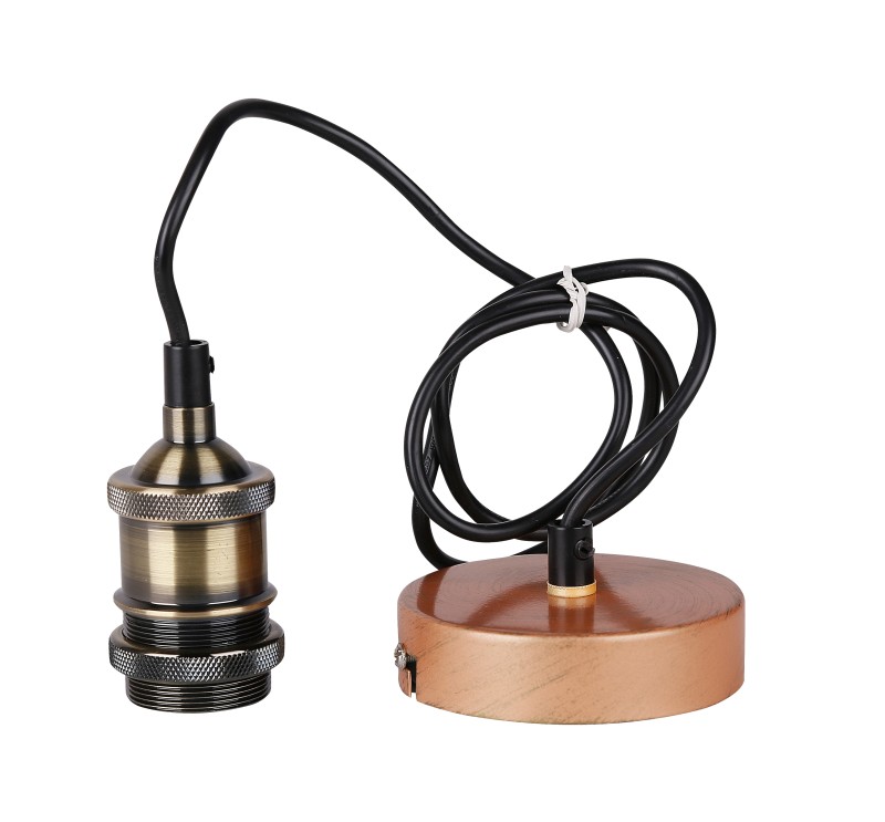 ZAWIESIE DO ZWISU TILA 1X60W E27 MIEDŹ + PATYNA 85-22943