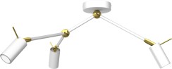 Lampa sufitowa IRIS White/Gold 3x mini GU10 MLP7273